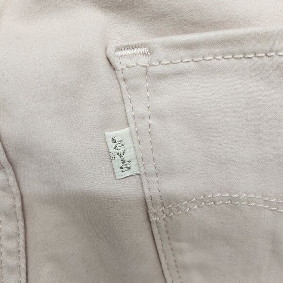Levis 721 High Rise Skinny Ankle Jean Premium Leather Tag Pink Women Size 27 - Picture 5 of 10